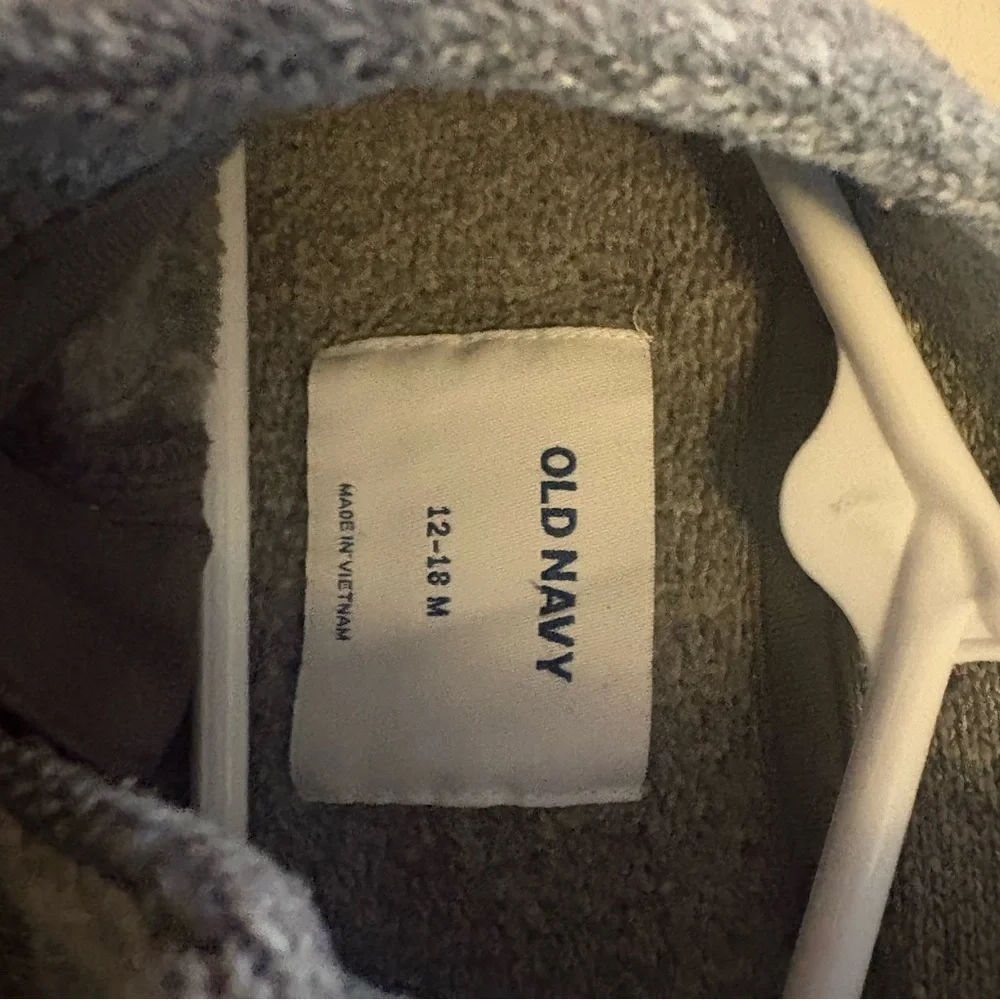 Old Navy Gray Kids Full-Zip Fleece Jacket
